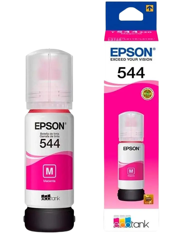 T544320-AL Magenta Original Bote de Tinta Epson L1110, L3210, L3251, L1210, L3250, L5190, L3150, L3110, L5290, L1250, L5590 65ml SKU: T544320-AL