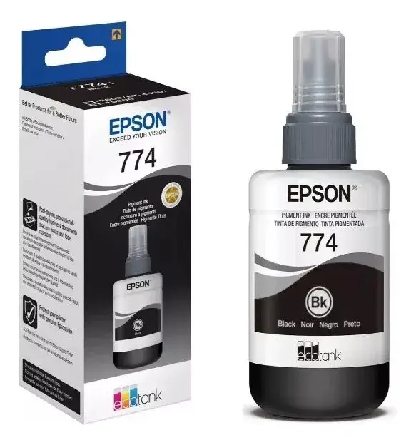 T774120-AL Negro Original Epson M105, L606, L1455, M100, L606, M205, L655, L656, M200 6,000 Páginas 140 ml SKU: T774120-AL