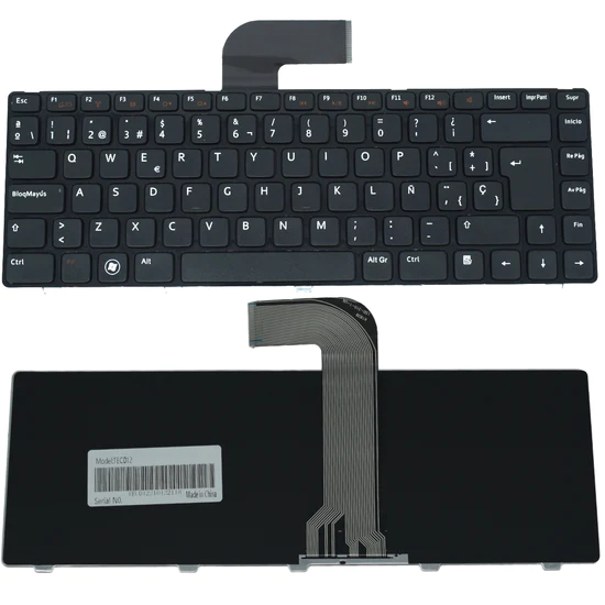 TEC012 Teclado color Negro (SP) para DELL Inspiron 14R, Vostro 3550