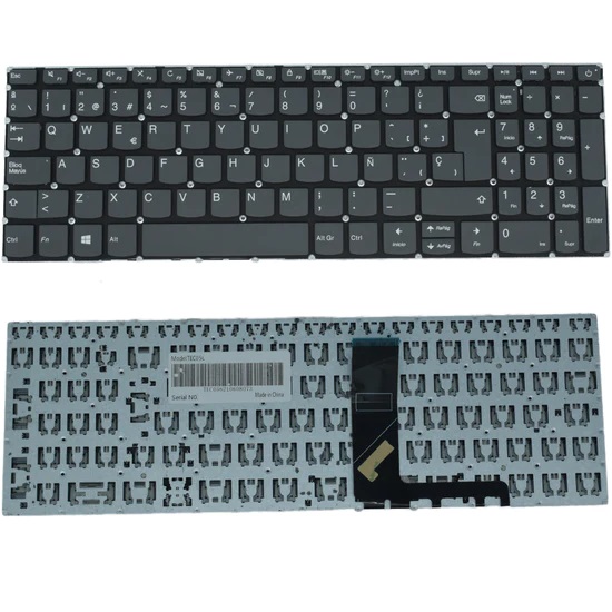 TEC056 Teclado color Gris (SP) para Lenovo 320-15isk 320-15 320-15iap 320-15abr 320-15as (Tecla Encendido)
