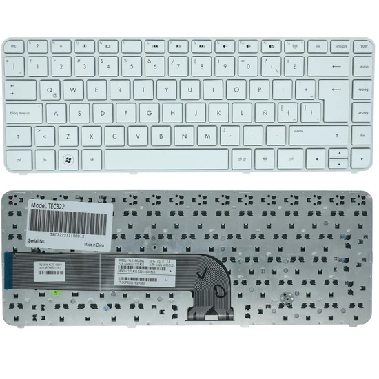TEC322 Teclado color Blanco (SP) para HP DV4-5000