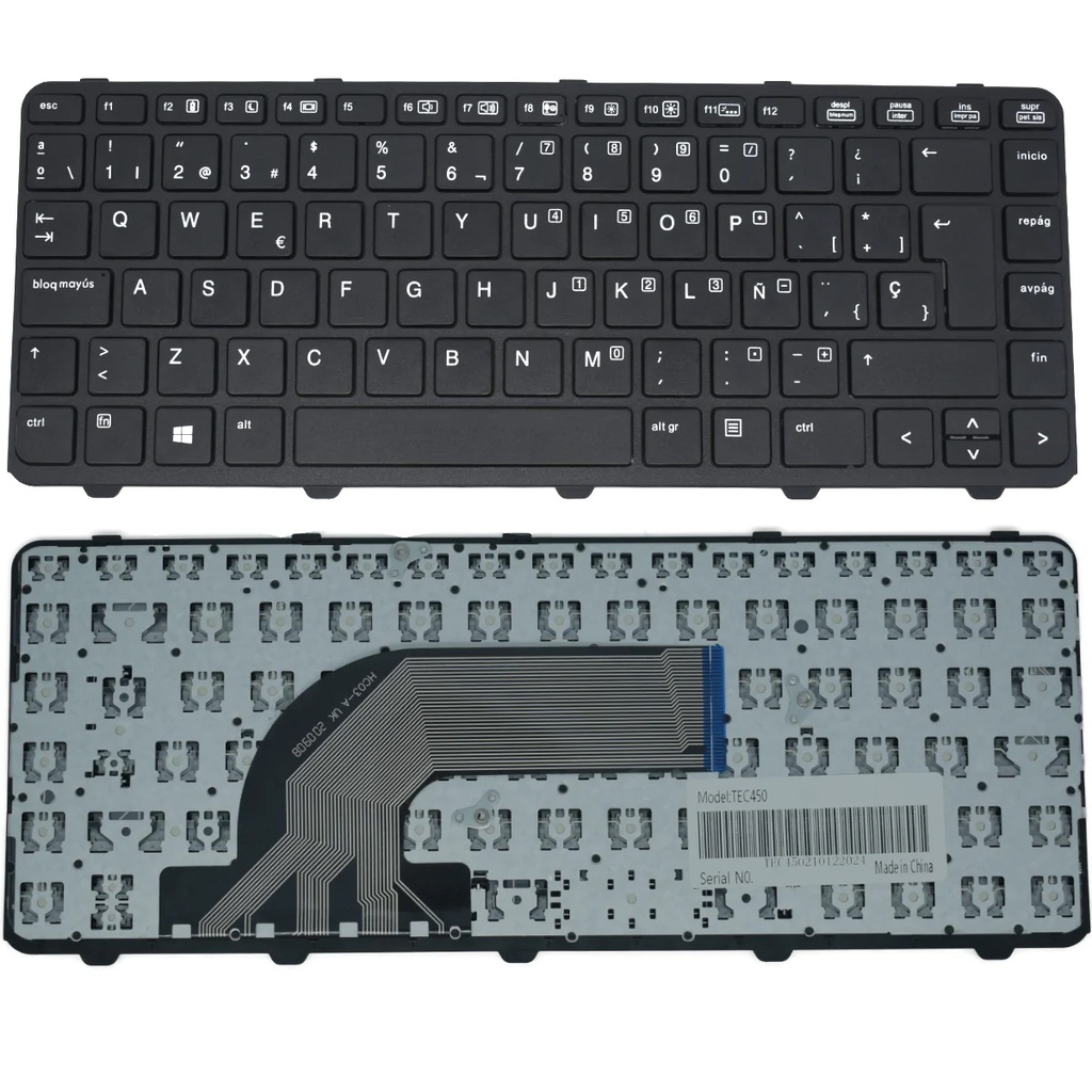 TEC450 Teclado color Negro (SP) para HP Probook 440 G1