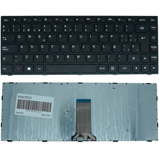 TEC472 Teclado color Negro (SP) para Lenovo G40 G40-30 G40-70 N40-70 N40-30 B40-30