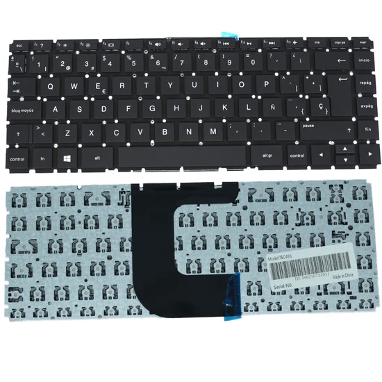 TEC496 Teclado color Negro (SP) para HP 14-ac, 14-af, 14-ad, 14-aj, 14-q , 14-am , 14am