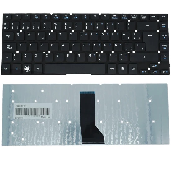 TEC497 Teclado color Negro (SP) para Acer 3830T, E5-411, E5-421, V3-431, V3-471, E1-430G