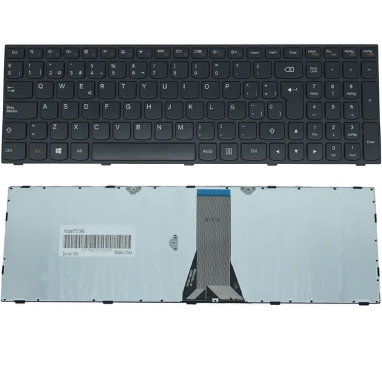TEC542 Teclado color Negro (SP) para Lenovo Lenovo Ideapad G50 G50-30 G50-45 G50-70 G50-70m