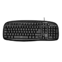 Teclado Easy Line 993384, Alámbrico, USB, Negro (Español), KB-433 SKU: EL-993384