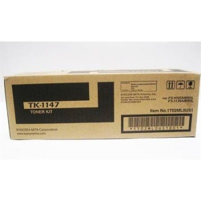 TK1147 Original Tóner Kyocera TK-1147 Negro, FS-1035MFP/DP, FS-1135MFP, ECOSYS M2035dn, ECOSYS M2535dn 7200 Páginas SKU: 0T2MLOU1
