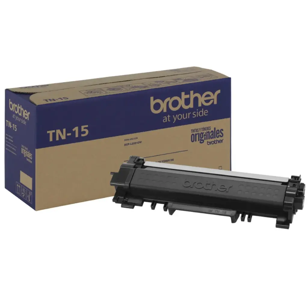 [TN15] TN15 Negro Original Cartucho de Toner Brother TN-15 DCP-L2551DW, DCPL2551DW 4,500 Pag. SKU: TN15
