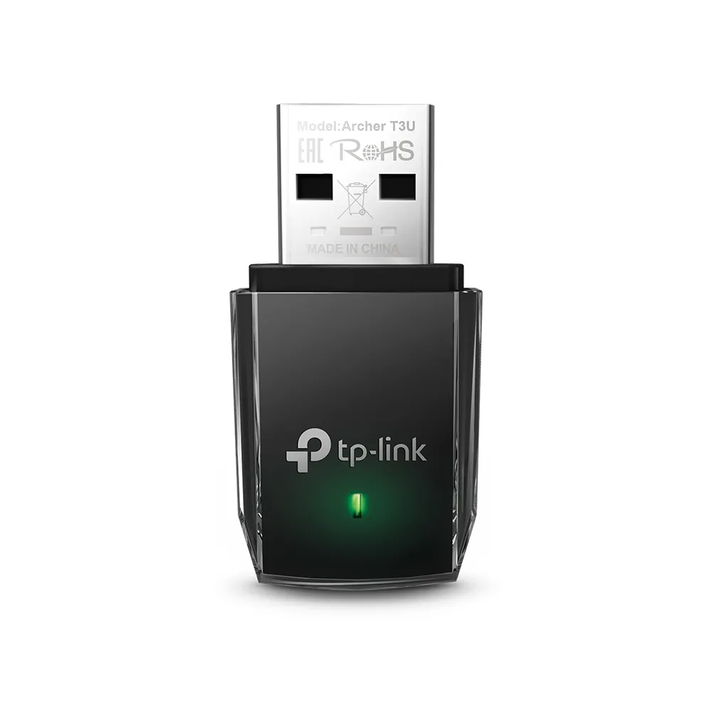 TP-Link Adaptador de Red USB Archer T3U, Alámbrico, WLAN, 1267 Mbit/s, 2.4/5GHz TARTPL520 Tarjeta de Red SKU: ARCHER T3U