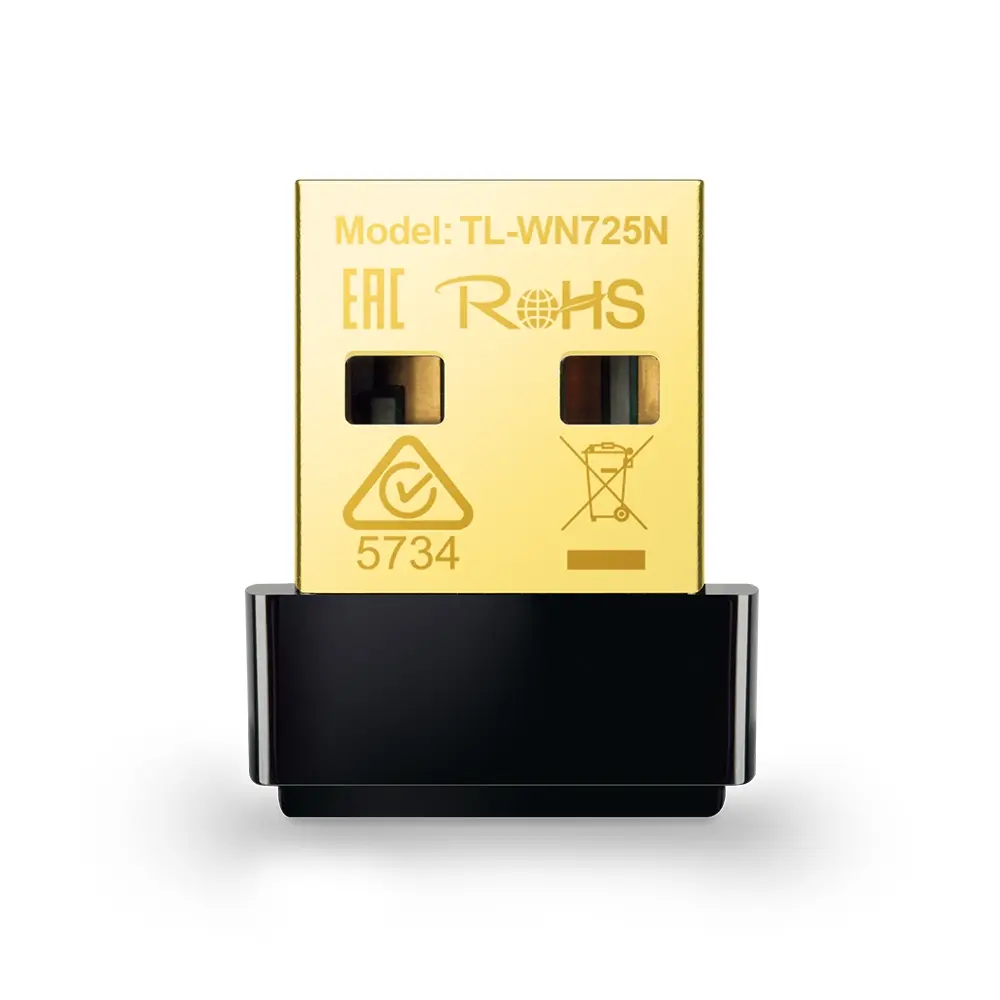 [TL-WN725N] TP-Link Adaptador de Red USB TL WN725N Inalámbrico, 2.4 - 2.4835GHz TARTPL370 NIC-1284 SKU: TL-WN725N