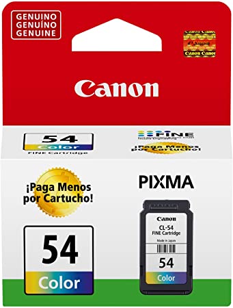 CL-54 Tricolor Original Cartucho de Tinta CL54 Canon Pixma E201, E301, E3110, E401, E461, E481 100 Pag.  SKU: 0442C001AA