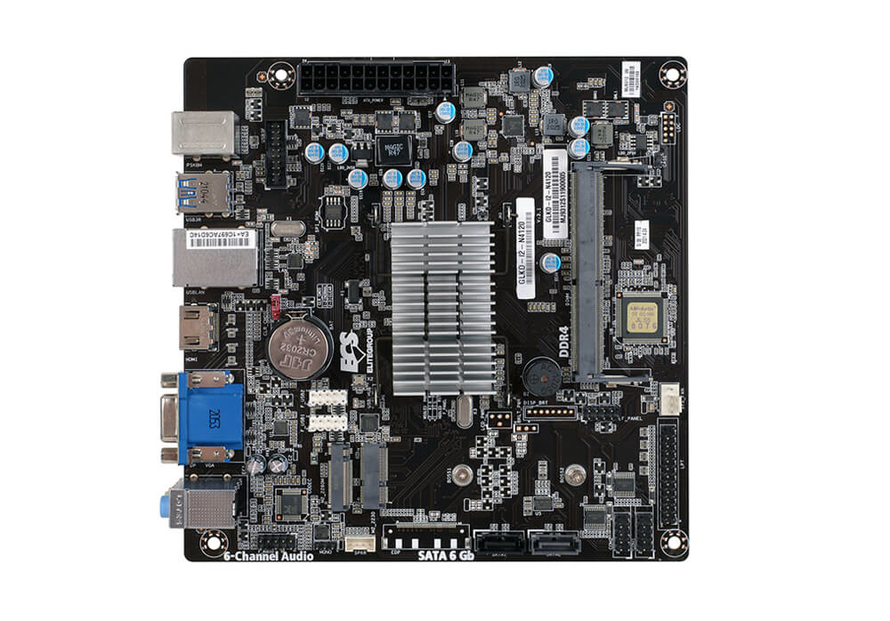 [89-206-MJ9315] Tarjeta Madre ECS Mini-ITX GLKD-I2, S-1090, Intel Celeron N4020 Integrada, HDMI, 1 X DDR4, Soporta Máximo 8GB DDR4 SO-DIMM 2400Mhz para Intel Motherboard Con Procesador Integrado M.2 SKU: GLKD-I2