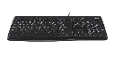 Teclado Logitech K120, USB, Alámbrico, Negro (Español) KB-343 SKU: 920-004422