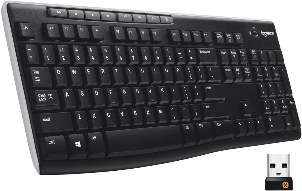 [920-004426] Teclado Logitech K270, Inalámbrico, USB 2.0, Negro (Español) SKU: 920-004426