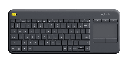 Teclado Logitech Touch K400 Plus, Inalámbrico, USB, Negro (Español) SKU: 920-007123