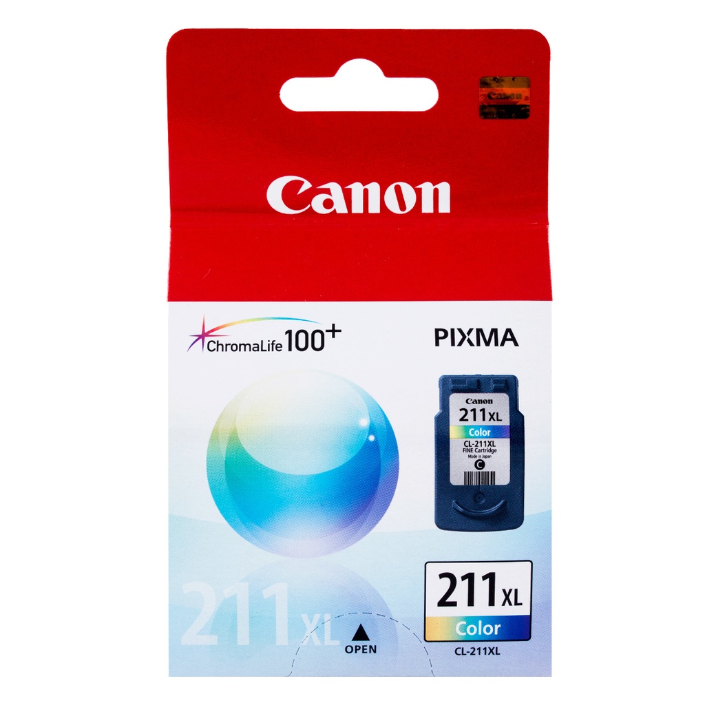 CL-211XL Tricolor Original Cartucho de Tinta CL211XL Canon Pixma IP2700, 2702, MP230, MP240, MP250, MP260, MP270, MP280, MP480, MP490, MP495, MP499, MX320, MX330, MX340, MX350, MX360, MX410, MX420 360Pag. 13ml SKU:  2975B001