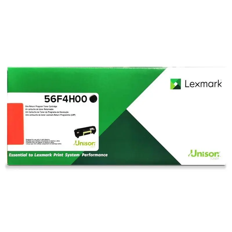 56F4H00 Original Toner Lexmark MS321dn, MX521de, MS622de 15,000 Páginas SKU: 56F4H00
