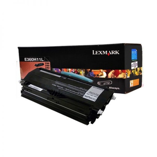 E360H11L Original Toner Lexmark E360d, E360dn, E460dn, E460dw  9,000 Páginas SKU: E360H11L