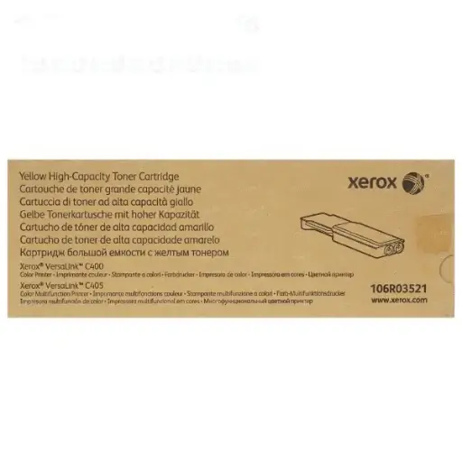 [106R03521] 106R03521 Original Amarillo Toner Xerox VersaLink C405 , VersaLink C400 4,800 Páginas SKU: 106R03521