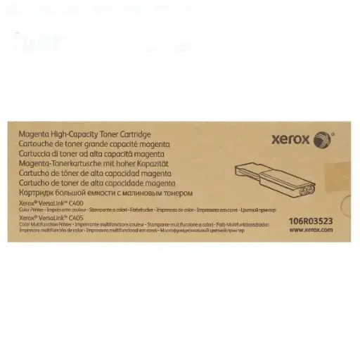 [106R03523] 106R03523 Original Magenta Toner Xerox VersaLink C405, VersaLink C400 4,800 Páginas SKU: 106R03523