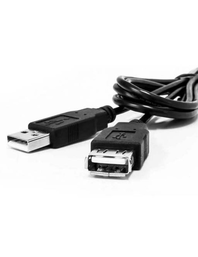 [CAB-105] Vorago Cable Extension USB 2.0 A Macho - USB 2.0 A Hembra, 1.5 Metros, Negro SKU: CAB-105