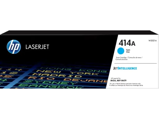 [W2021A] W2021A Cian Original Toner 414A HP LaserJet Pro Pro M454, MFP M479, HP LJ Ent M455, MFP M480 2,100 Páginas SKU: W2021A