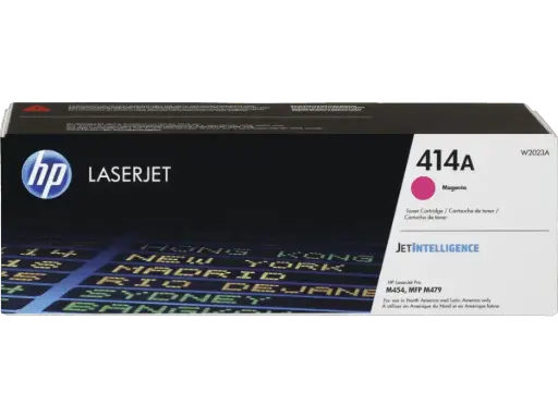 [W2023A] W2023A Magenta Original Toner 414A HP LaserJet Pro Pro M454, MFP M479, HP LJ Ent M455, MFP M480 2,100 Páginas SKU: W2023A