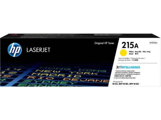 [W2312A] W2312A Amarillo Original Toner 215A HP LaserJet Pro M155, MFP M182, MFP M183, 850 Páginas SKU: W2312A