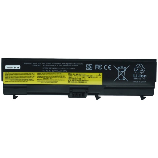 [OTIT410] OTIT410 Bateria color negro 6 celdas para Lenovo Thinkpad E40, E15 de 10.8V 4400Mah marca Ovaltech SKU: OTIT410