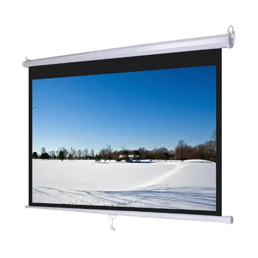 Multimedia Screens Pantalla de Proyección Manual MSC-178, 100'', Blanco Para Proyector SKU: MSC-178