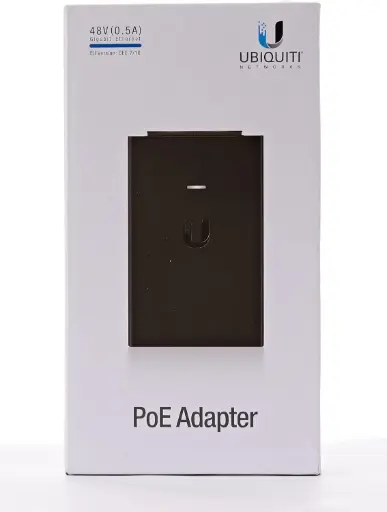 [POE-48-24W-G] Ubiquiti Networks Adaptador e Inyector de PoE POE-48-24W-G, 2x RJ-45, 48V SKU: POE-48-24W-G