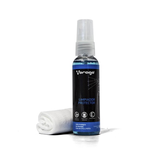 [CLN-200] Vorago Limpiador de Pantallas CLN-200, 60ml Con Una Franela de Microfibra AC-405879-1 SKU: CLN-200