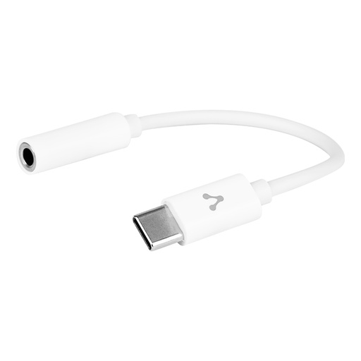 [ADP-209] Vorago Adaptador USB-C Macho - 3.5mm Hembra, Blanco Usb Tipo C SKU: ADP-209