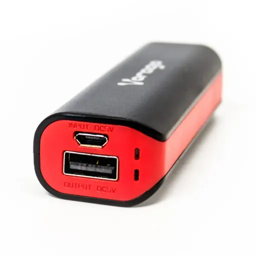 [PB-150/RD] Cargador Portátil Vorago Power Bank PB-150, 2200mAh, Negro/Rojo SKU: PB-150/RD