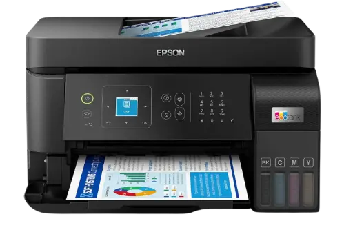 [C11CK57301] Multifuncional Epson EcoTank L5590, Color, Tinta Continua, Tanque de Tinta, Inalámbrico, Impresora, Copiadora, Escaner, Wifi Direct, Ethernet, 33ppm Negro, 20ppm Color SKU: C11CJ61301