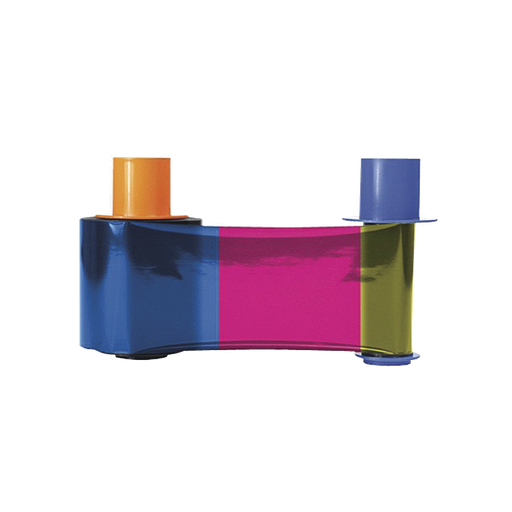 [84051] Ribbon Full Color YMCKK 500 Imágenes para HDP/ Doble Panel Negro SKU: 84051