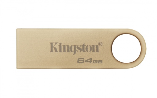 [DTSE9G3/64GB] Memoria USB Kingston DataTraveler SE9 G3, 64GB, USB 3.2, Lectura 220MB/s, Dorado SKU: DTSE9G3/64GB