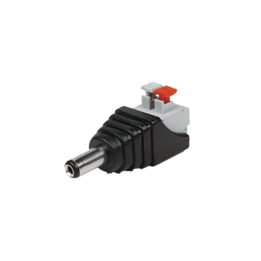 [JR52X] Adaptador tipo Jack de 3.5 mm Macho Polarizado de 12 Vcc con Terminales de Presión. Plug Macho Epcom Titanium SKU: JR52X
