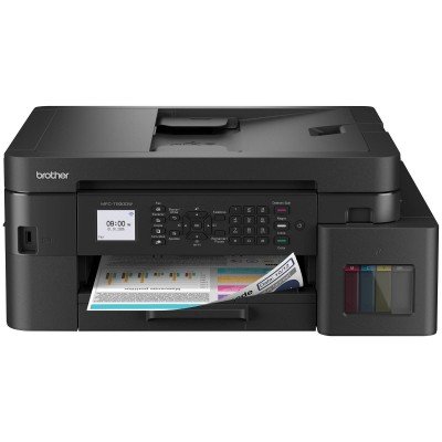[MFCT930DW] Multifuncional Brother MFCT930DW InkBenefit Tank, Color, Tinta Continua, Tanque de Tinta, Impresora, Copiadora, Escáner, ADF 20 Páginas, Fax, Inalámbrico, Wifi, Wifi Direct, Ethernet, Puerto Usb, Impresión Dúplex, Bypass 80 Hoja, Copias en Oficio, 30ppm Negro, 26ppm Color 7,500 Páginas Negro 5,000 Páginas Color SKU: MFCT930DW
