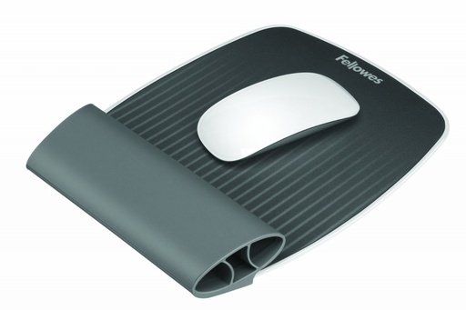 [9311801] Mousepad Fellowes con Descansa Muñecas I-Spire Wrist Rocker, 25x20cm, Grosor 28mm, Gris SKU: 9311801