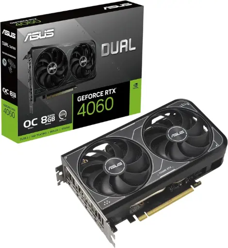 [DUAL-RTX4060-O8G-V2] Tarjeta De Video Asus Dual Geforce Rtx 4060, 8gb Gddr6, 128 Bit, Pci Express 4.0, V2, NVIDIA SKU: DUAL-RTX4060-O8G-V2
