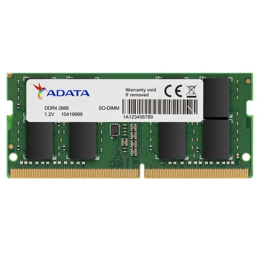 [AD4S266616G19-SGN] Memoria Ram Adata 2666MHz, 16GB, PC4-21300, CL19, Non-ECC, SO-DIMM 1.2V RAM-3605 DDR4 SKU: AD4S266616G19-SGN