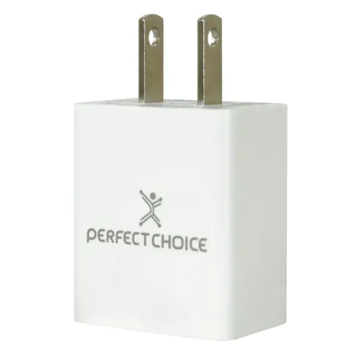 [PC-240372] Perfect Choice Cargador de Pared PC-240372, 5V, USB, Blanco AC-11333 SKU: PC-240372