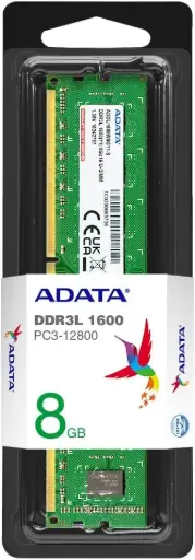 [ADDU1600W8G11-S] Memoria RAM UDIMM Adata DDR3L, 1600MHz, 8GB, CL11, 1.35V, PC3L-12800 MEMDAT2860 SKU: ADDU1600W8G11-S