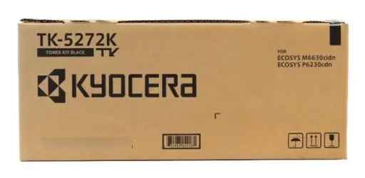 [1T02TV0US0] TK5272K Original Tóner Kyocera TK-5272K Negro, ECOSYS M6230cidn ECOSYS M6630cidn, ECOSYS P6230cdn 8,000 Páginas SKU: 1T02TV0US0