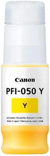 [5701C001AA] PFI-050Y Original Tanque de Tinta Canon Amarillo imagePROGRAF TC-20 5701C001AA 70ml SKU: PFI-050Y 