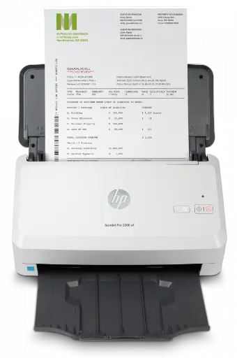 Scanner HP Scanjet Pro 3000 S4, 600 x 600DPI, Escáner Color, Escaneado Dúplex, USB 3.0, 35 Negro/Blanco, Capacidad para 50 Hojas SKU: 6FW07A