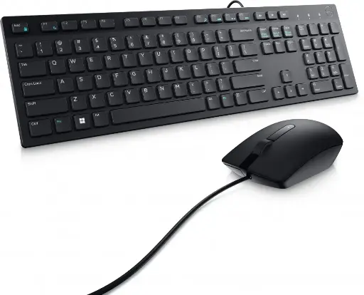 [580-AKKW] Kit de Teclado y Mouse Dell KM300C, Alámbrico, Multimedia, USB, Negro (Español) (Ñ) KB-927 SKU: 580-AKKW