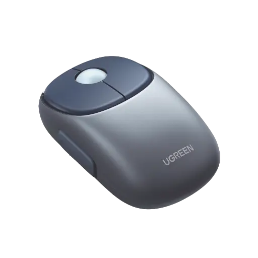 [90538] Mouse Inalámbrico FUN/ Recargable / 2.4G & Bluetooth / 4 Niveles de DPI / Silencioso / Ergonómico / 5 Botones / Compatible con Windows, macOS 10.5, Android iOS Linux y Chrome OS / Color Azul UGREEN SKU: 90538